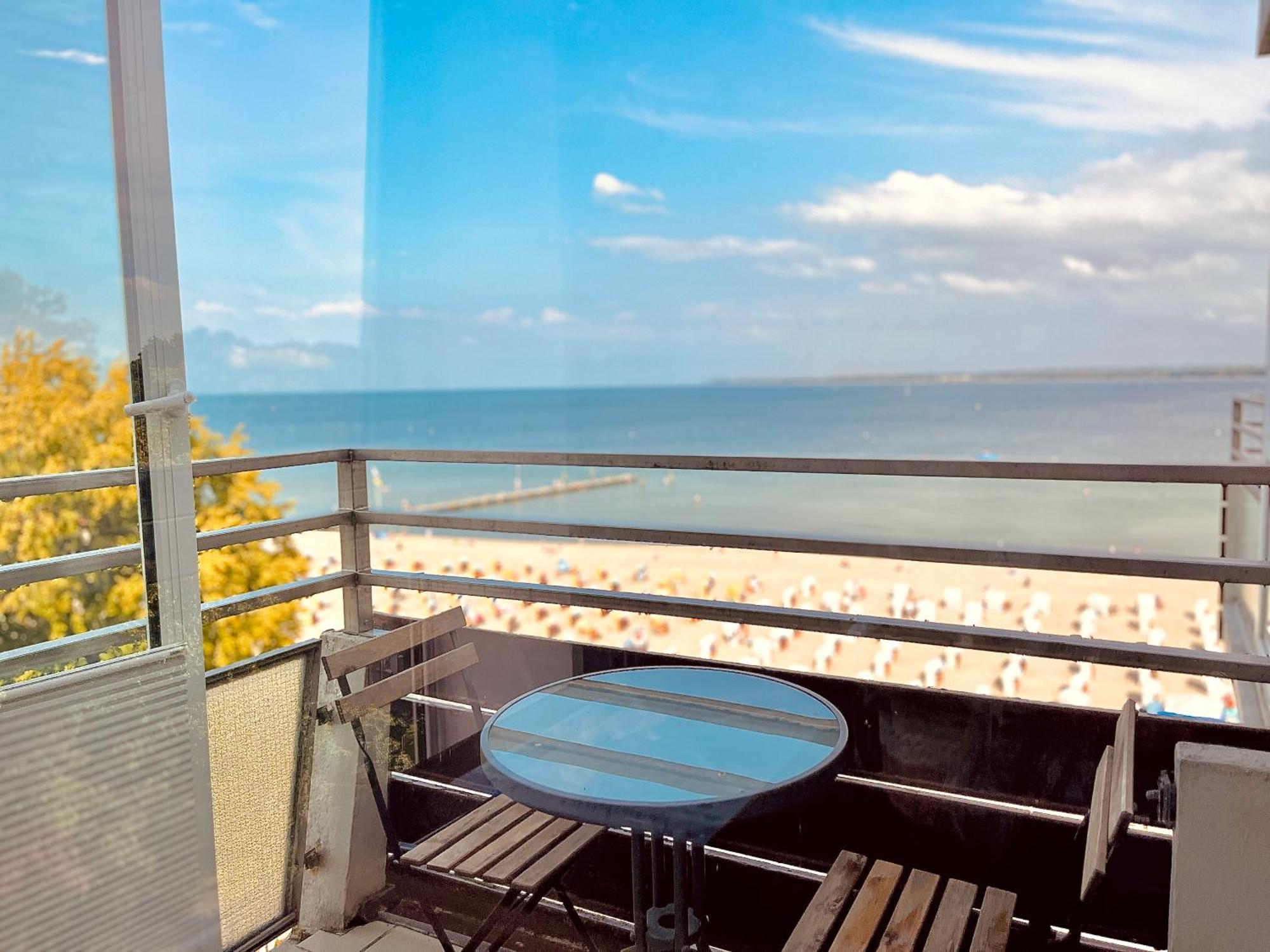 Penthaus Horizont Mit Meerblick Lubeck Bagian luar foto